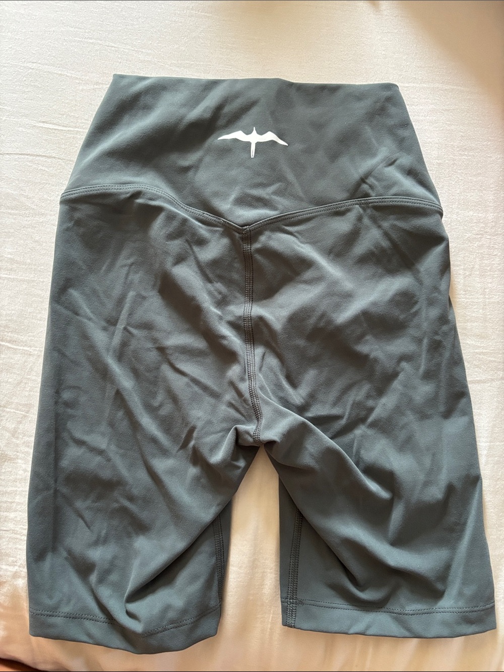 IWA High Waist Grey Athletic Biker Shorts